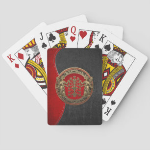 Jeu De Cartes [100] Deux Ninurtas d'or avec arbre de vie