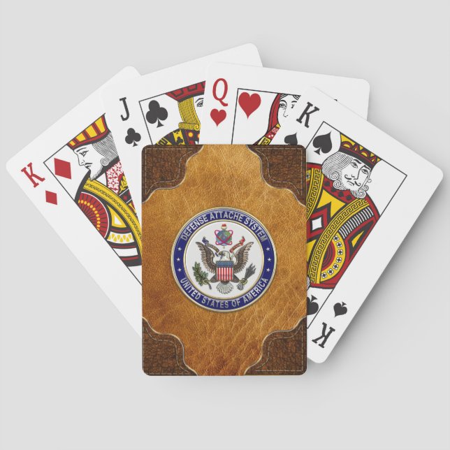 Jeu De Cartes [100] Emblème du système DAS (Defense Attaché Syst (dos)