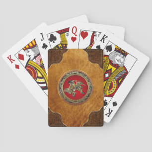 Jeu De Cartes [100] Hokusai - Shoki Riding Shishi Lion