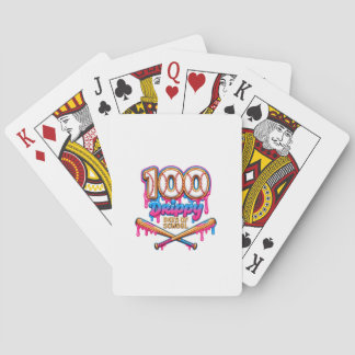 Jeu De Cartes 100 Journées Scolaires Mouillées Baseball Garçons