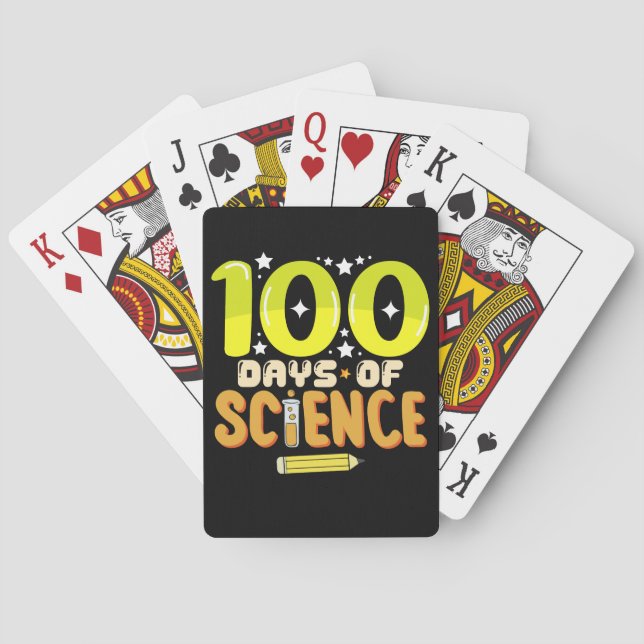 Jeu De Cartes 100 Jours de sciences 100e Jour de l'enseignant sc (dos)