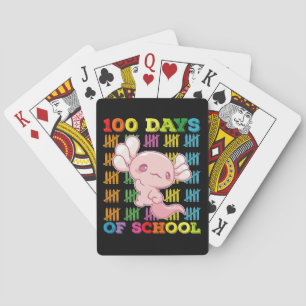 Jeu De Cartes 100 Jours D'Enseignant Axolotl