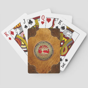 Jeu De Cartes [100] Treasure Trove : Celtic Tree of Life [Or]
