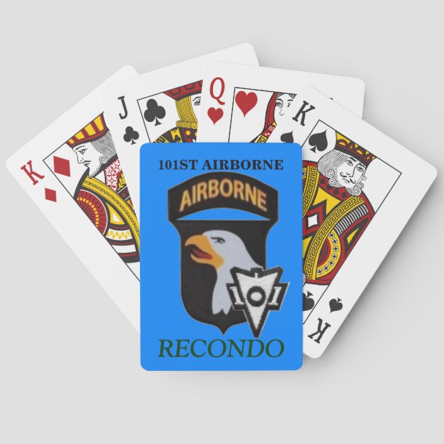 JEU DE CARTES 101E CARTES DE LECTURE AIRBORNE RECONDO (dos)