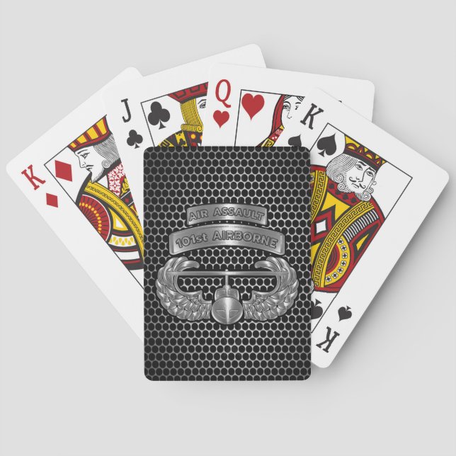 Jeu De Cartes 101e division aéroportée  (dos)