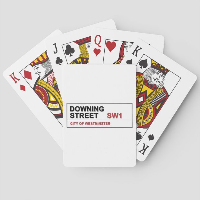 Jeu De Cartes 10 Downing Street Londres Angleterre (dos)
