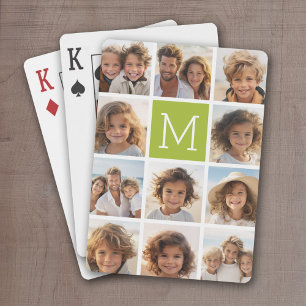 Jeu De Cartes 11 Collage de photos - Grille minimale avec texte