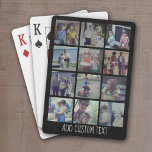 Jeu De Cartes 12 Photo Collage - grille avec zone de texte - noi<br><div class="desc">Une façon amusante de capturer des souvenirs et de les partager avec des amis. Ajoutez 12 photos et votre légende préférée pour faire un cadeau cool pour vos amis.</div>