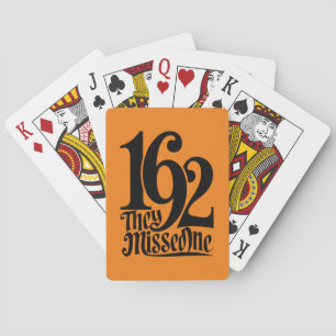 Jeu De Cartes 1692 Ils Ont Manqué Une Sorcière Halloween Saison 