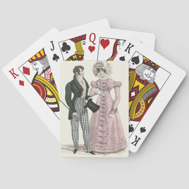 Jeu De Cartes 1823 Antique Homme Mariage Femme Mode (dos)