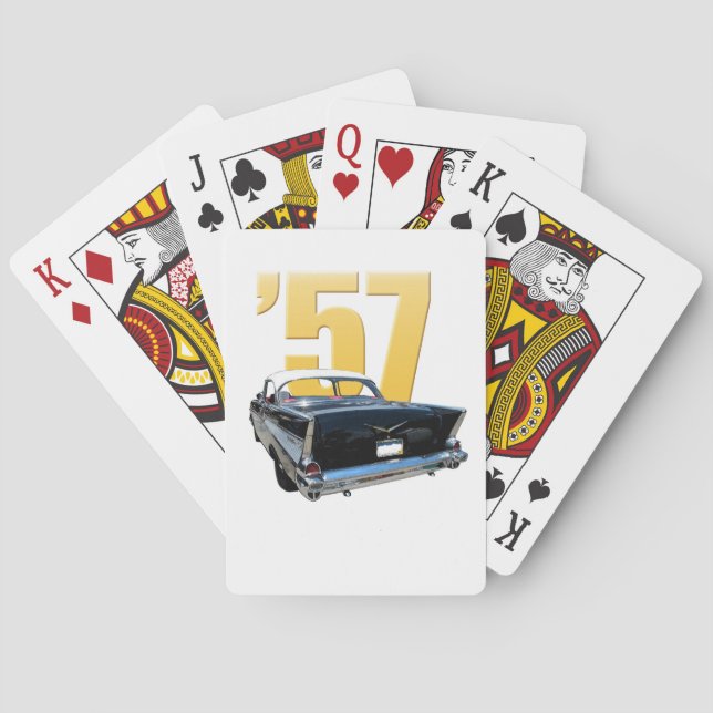 Jeu De Cartes 1957 Chevrolet Bel Air Regarder les cartes de jeu (dos)