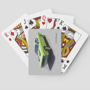 Jeu De Cartes 1970 Duster jouant aux cartes