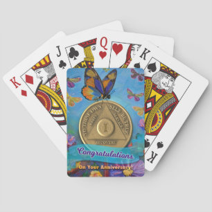 Jeu De Cartes 1 An An An Anniversaire Mouches Papillons