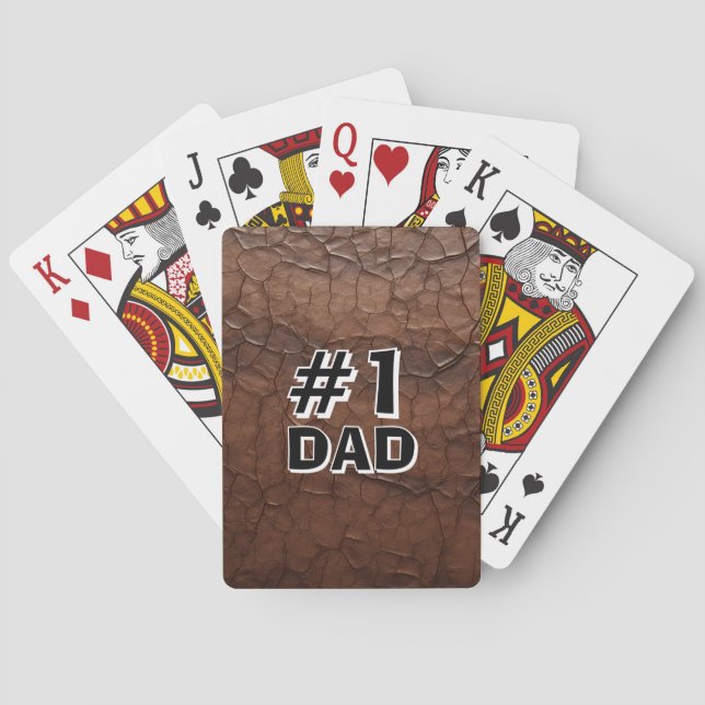 Jeu De Cartes #1 Papa aspect cuir (dos)