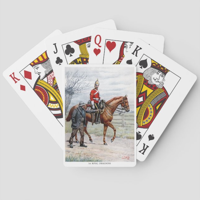 Jeu De Cartes 1er Royal Dragoons (dos)