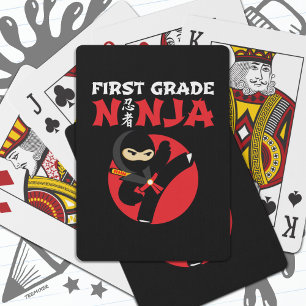 Jeu De Cartes 1ère année Ninja Kick Premier jour Retour à l'écol