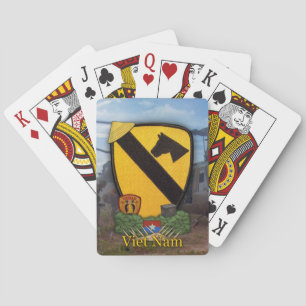 Jeu De Cartes 1ère division de cavalerie vietnam vétérans poker
