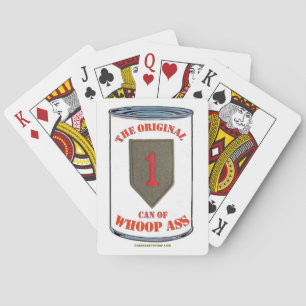 JEU DE CARTES "1ÈRE INFANTERIE", "GROS ROUGE UN",