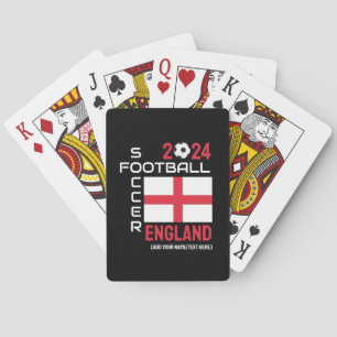 Jeu De Cartes 2024 ANGLETERRE Football Football Nom personnalisé