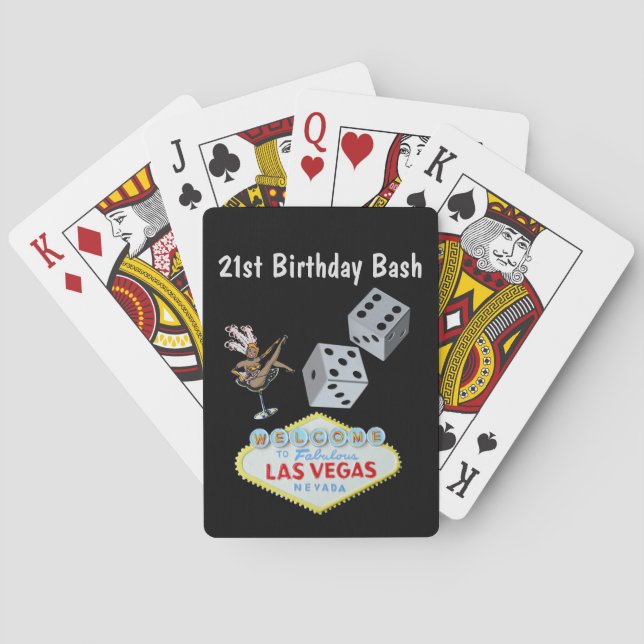 Jeu De Cartes 21e anniversaire de Bash Las Vegas (dos)