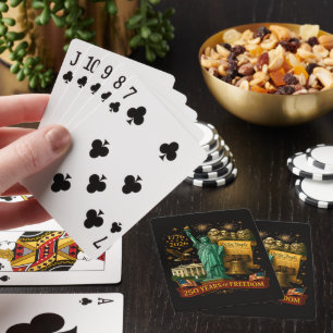 Jeu De Cartes 250 ans de liberté américaine