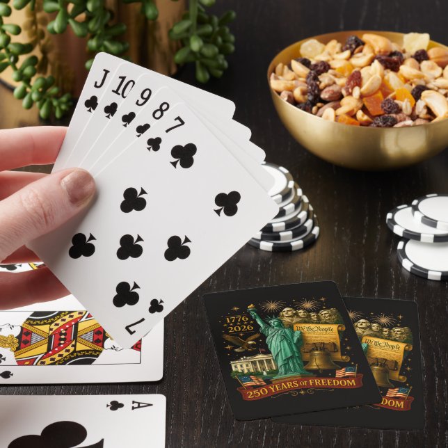 Jeu De Cartes 250 ans de liberté américaine (In Situ)