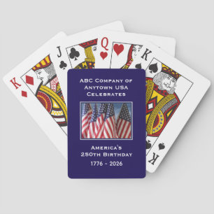 Jeu De Cartes 250e anniversaire 1776 à 2026 USA Amérique