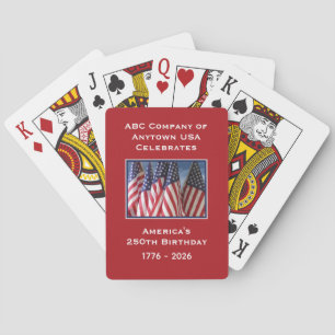 Jeu De Cartes 250e anniversaire 1776 à 2026 USA Amérique