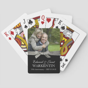 Jeu De Cartes 25e anniversaire de l'argent, photo