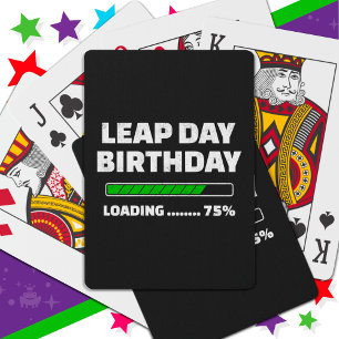 Jeu De Cartes 29 fév Anniversaire du baut 75% Chargement Jour du