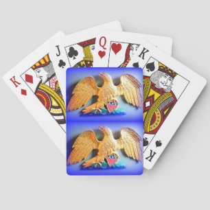 Jeu De Cartes 2 aigle d'or jouant aux cartes