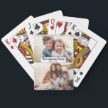 Jeu De Cartes 2 Photo Collage Nom de famille - Photos horizontal<br><div class="desc">Utilisez jusqu'à deux photos horizontales ou selfies pour créer un cadeau unique et personnel. Si vous avez besoin d'ajuster les images,  cliquez sur l'outil personnaliser pour apporter des modifications.</div>