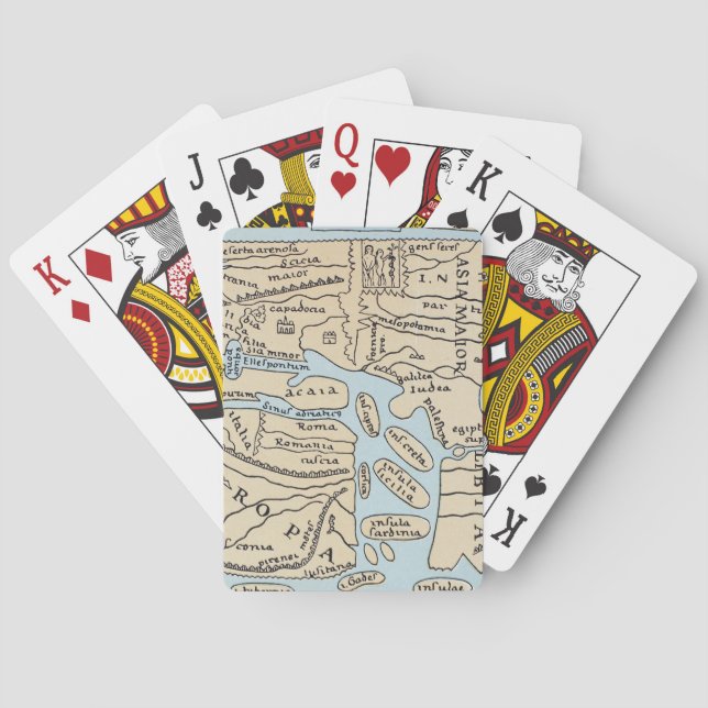 Jeu De Cartes 2ème siècle de CARTE du MONDE (dos)