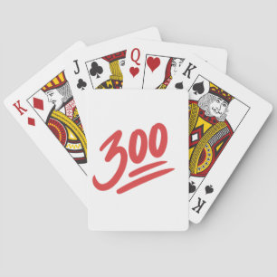 Jeu De Cartes 300 Emoji Parfait Score Bowling Sport