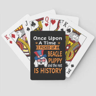 Jeu De Cartes 31 Un Sur Un Beagle De Temps Puppy