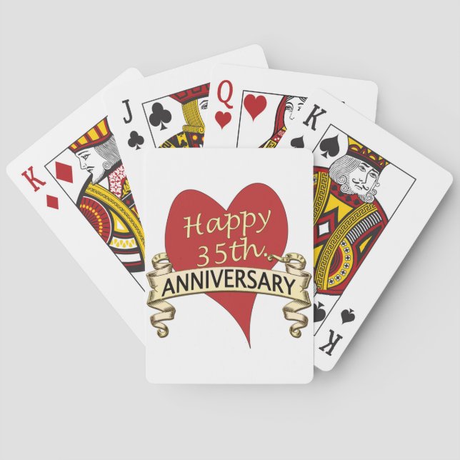 Jeu De Cartes 35ème. Anniversaire (dos)