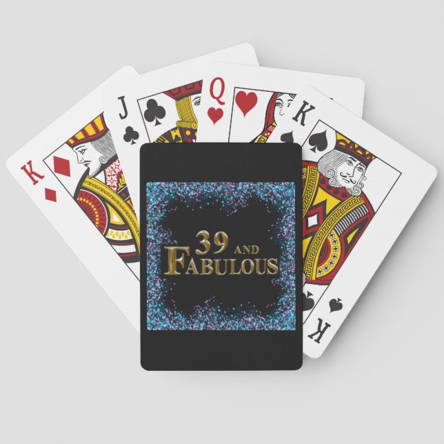 Jeu De Cartes 39e anniversaire  (dos)