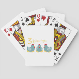 Jeu De Cartes 3 poules françaises