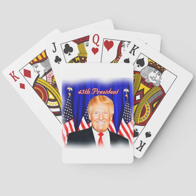 Jeu De Cartes 45e Président-Donald Trump _ (dos)