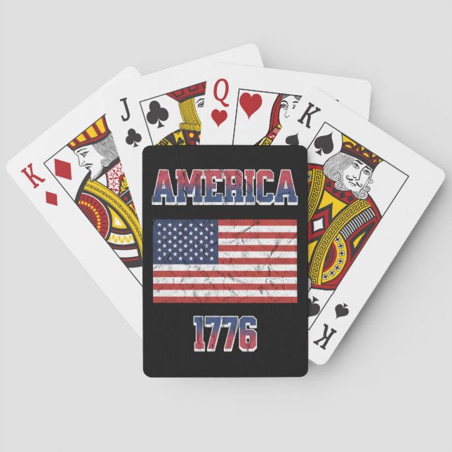 Jeu De Cartes 4 juillet (dos)