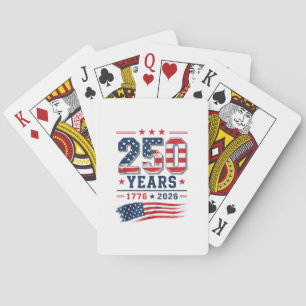 Jeu De Cartes 4 juillet Amérique drapeau américain Patriotique 2