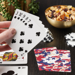 Jeu De Cartes 4 juillet, Jour de l'Indépendance, Beige de camouf
