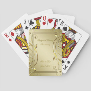 Jeu De Cartes 50e anniversaire du Mariage de l'or