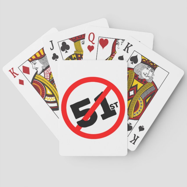 Jeu De Cartes 51e État Aucun moyen (dos)