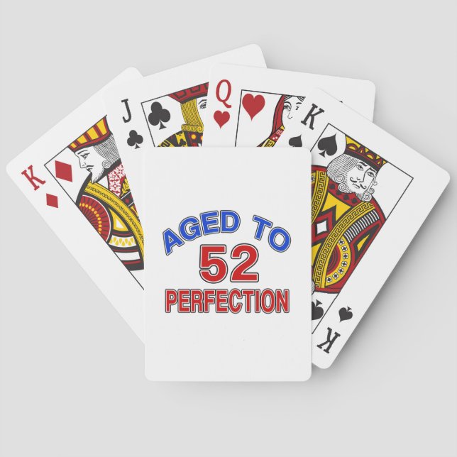 Jeu De Cartes 52 âgé à la perfection (dos)