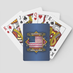 Jeu De Cartes 54e Massachusetts V.I.