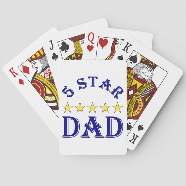 Jeu De Cartes 5 étoiles papa (dos)