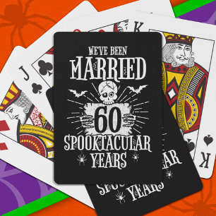 Jeu De Cartes 60e anniversaire du Mariage de Halloween Spooktacu