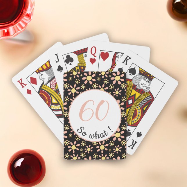 Jeu De Cartes 60e anniversaire Funny 60 alors quelle motivation (Créateur téléchargé)