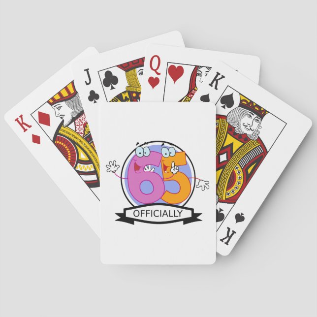 Jeu De Cartes 65 Anniversaire officiel (dos)
